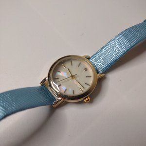 Cute Blue And Gold Tone Watch